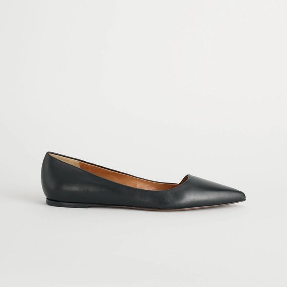 NEW ATP Atelier San Cataldo Black Nappa Ballerinas Handmade in Italy EU 40 - Picture 3 of 16